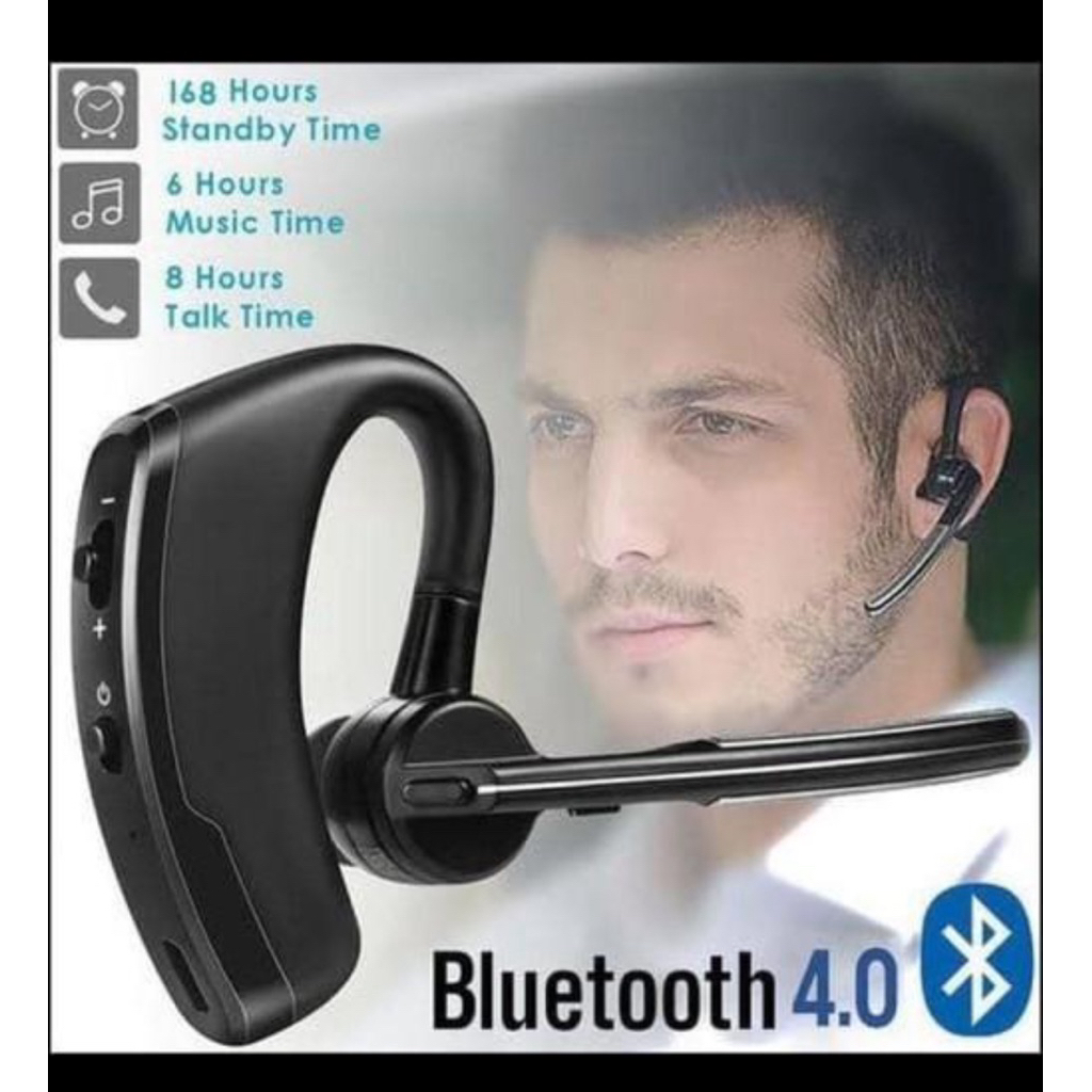 Headset Earphone Bluetooth Voyager Legend V8 Oem Kualitas Bagus