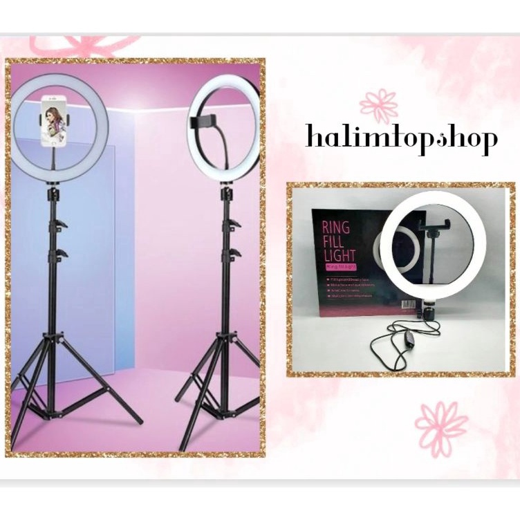 KODE T35J Ring Light 26CM  Lampu Ring LED 26CM  TRIPOD 21M Lampu Ringlight  Lampu Ring Light Tripod