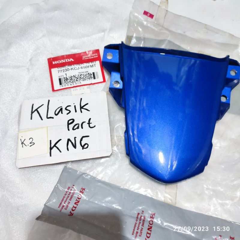 SAMBUNGAN PET COVERTAIL COVER TAIL BODY BODI BELAKANG HONDA TIGER REVO TIREV BIRU 77230-KCJ-650FMT O