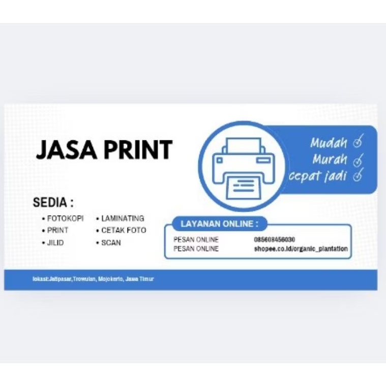 Jasa print kertas HVS A4