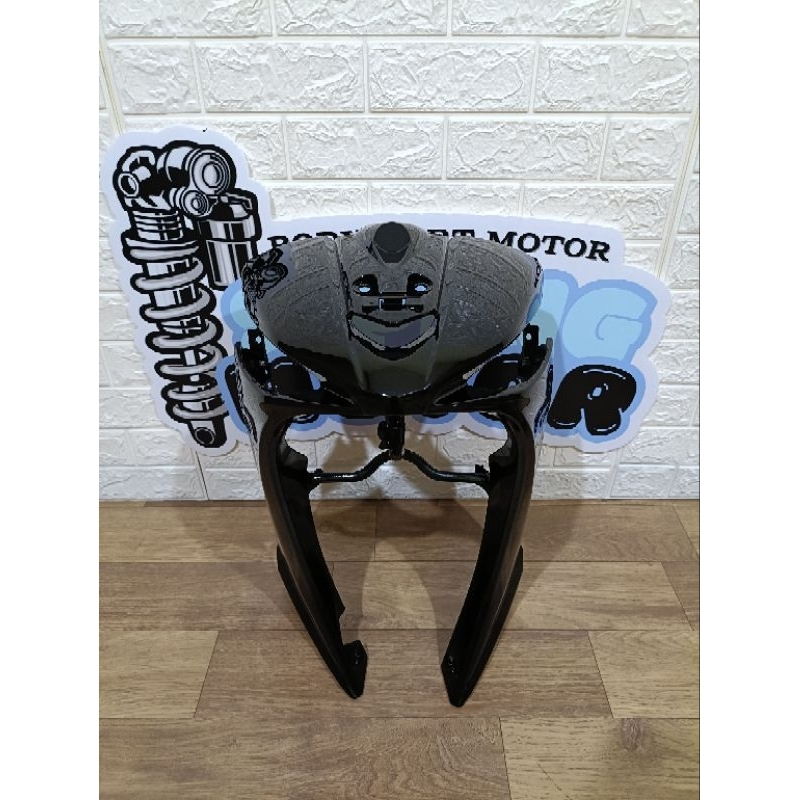 PANEL TAMENG DADA DEPAN BODY DEPAN DASI DEPAN VEGA ZR HITAM 2008 2009 2010 2011 2012 TENSHI