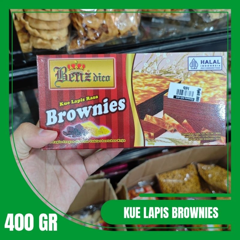 

400 Gram Kue Lapis Rasa Brownies Manis Legit