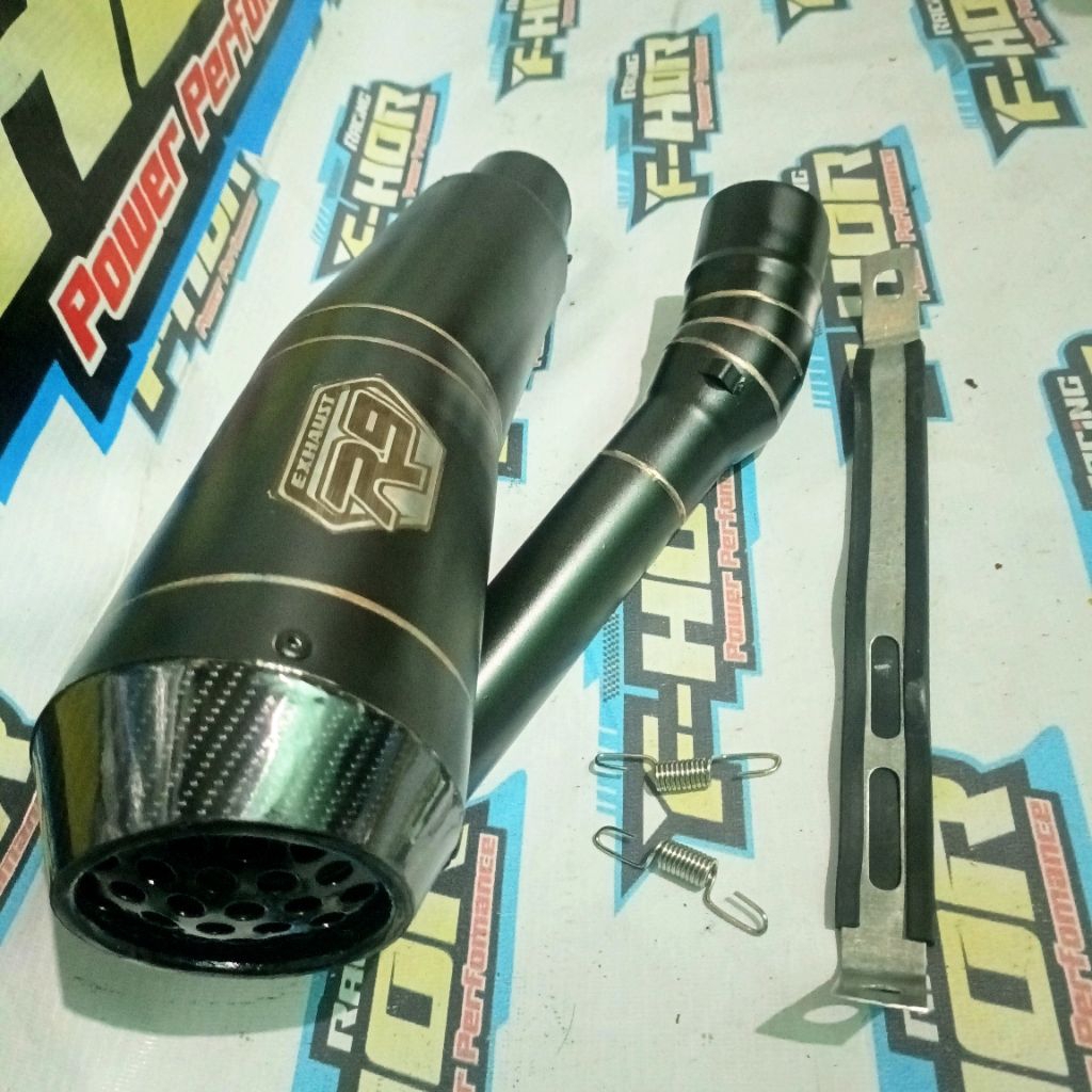 Knalpot R9 GP SERIES Racing Ninja 250 Z250 R25 MT25 CB150R CBR150R CBR250R CBR250RR Slip On R9