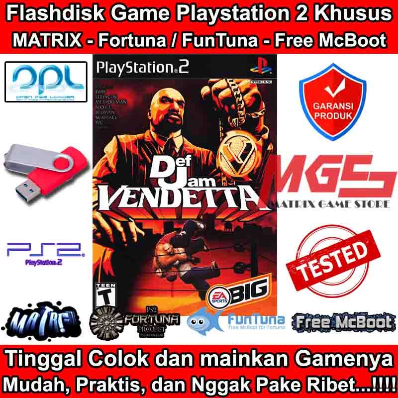 Flashdisc Game PS 2 PS2 Def Jam Vendetta