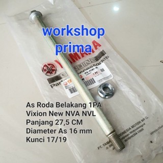 As Roda Tromol Belakang 1PA Vixion V Xion 150 New Nva Nvl Panjang 27.5 CM Diameter AS 16 mm Ori Ygp