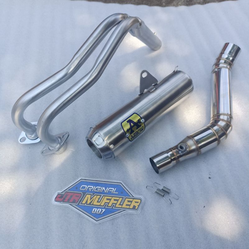 knalpot Arrow fullsystem R25 Mt25