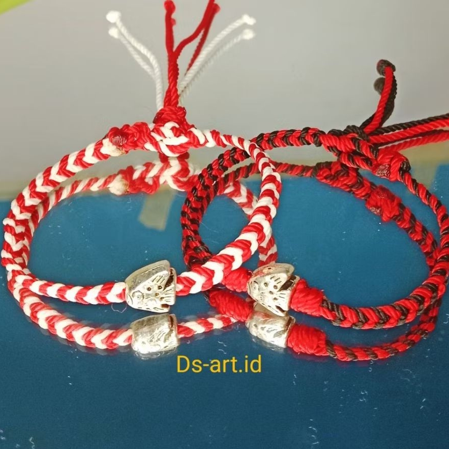 Gelang pria tali kepang simple dan keren