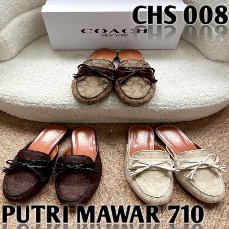 SEPATU SENDAL WANITA-SEPATU SENDAL BACK  FROM COACH CHS 008-SEPATU SENDAL WANITA IMPORT