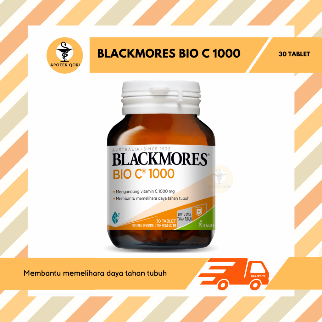 BLACKMORES BIO C 1000 ISI 30 TABLET / VIT C 1000 MG / SUPLEMEN KESEHATAN