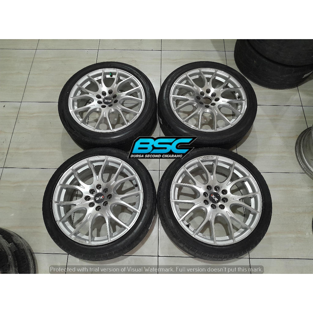 Velg Racing Second R17 XXR Pcd 4x100 4x114 Ban Bonus Ring 17 Buat Vios Yaris Jazz Avanza Xenia Mobil