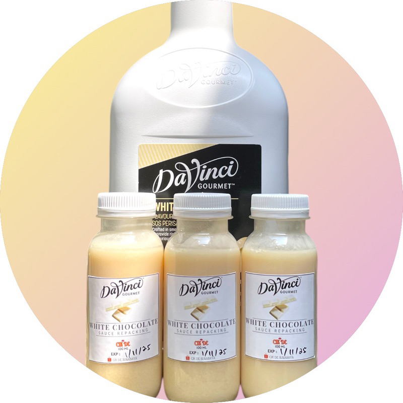 

DAVINCI White Chocolate Sauce Repacking 80ml 100ml