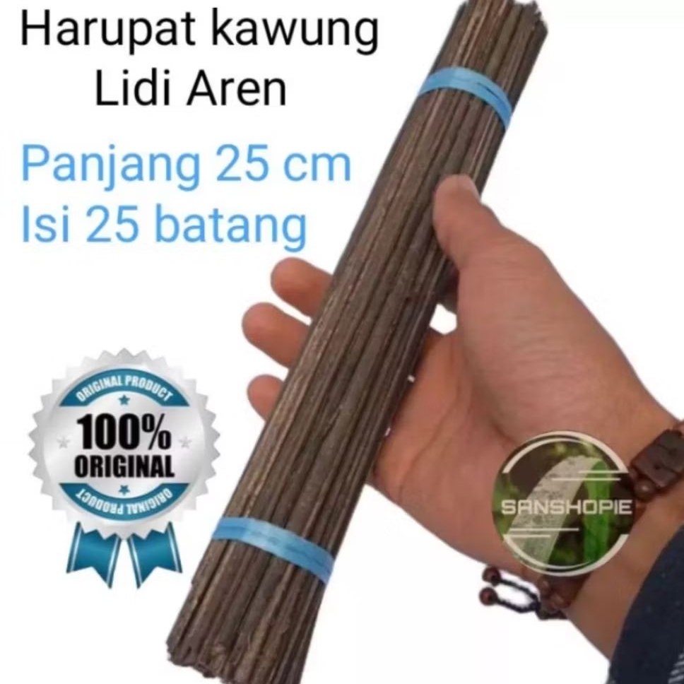 Harupat kawung lidi ijuk lidi aren kering 25 batang panjang 25 cm