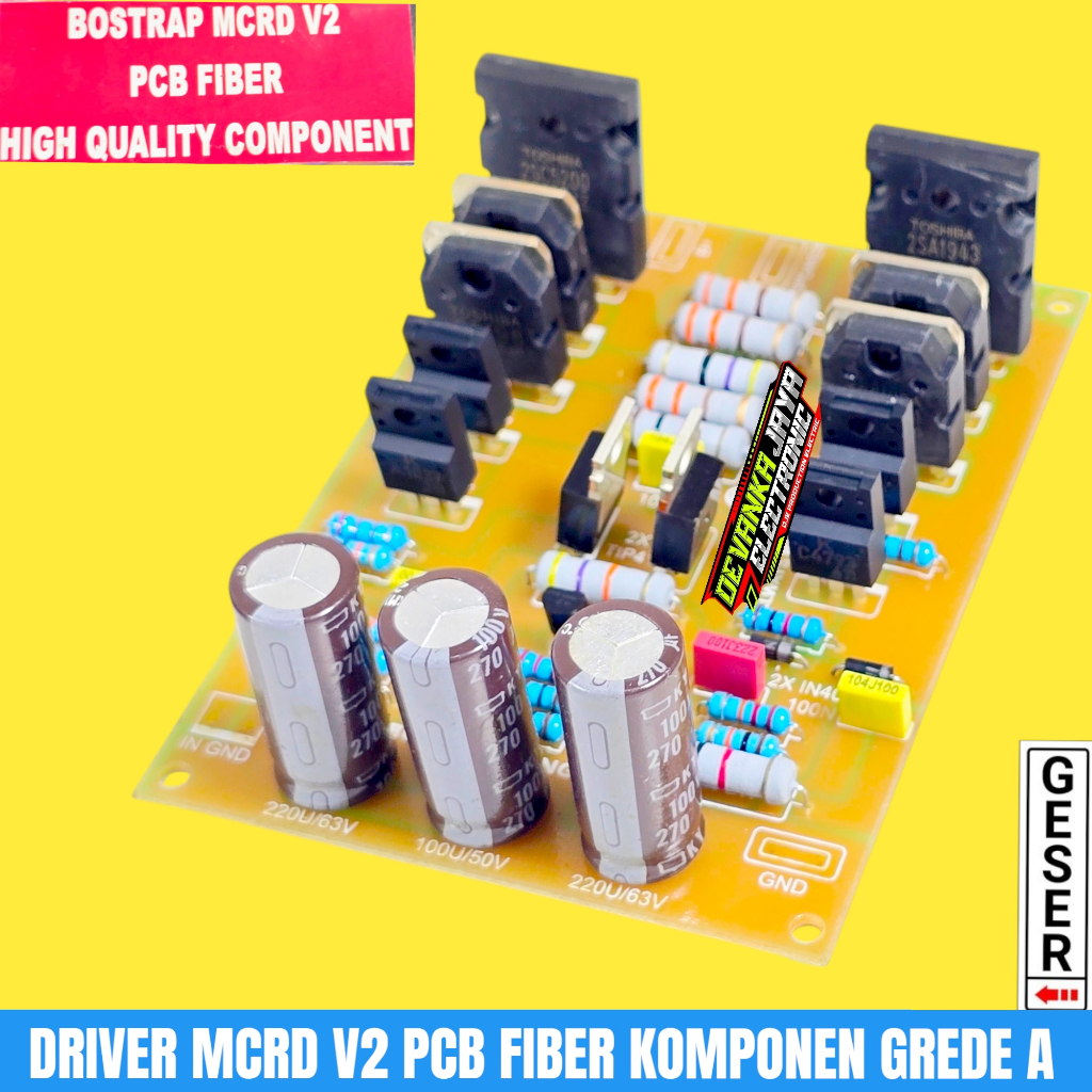 DRIVER MCRD V2 PCB FIBERGLASS