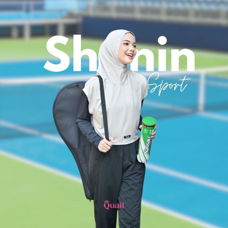 Shanin hijab sporty jilbab instant nyaman dipakai aktifitas olahraga material jersey model rompi cro
