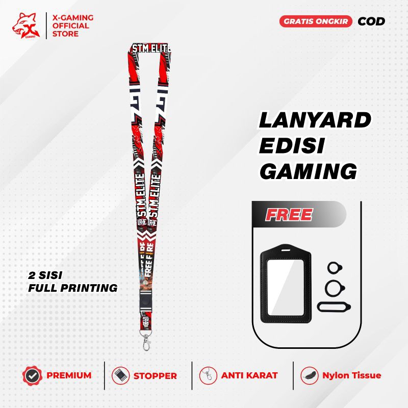 

Tali Lanyard Id Card Esport Holder Ring Rubber Premium