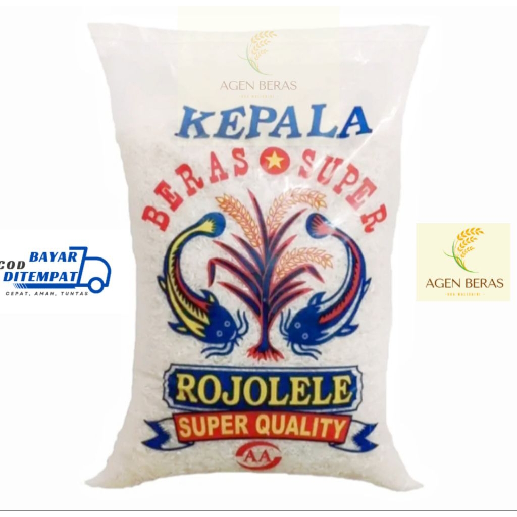 

Beras setra cap rojolele super premium 5kg pulen bersih dan bergizi