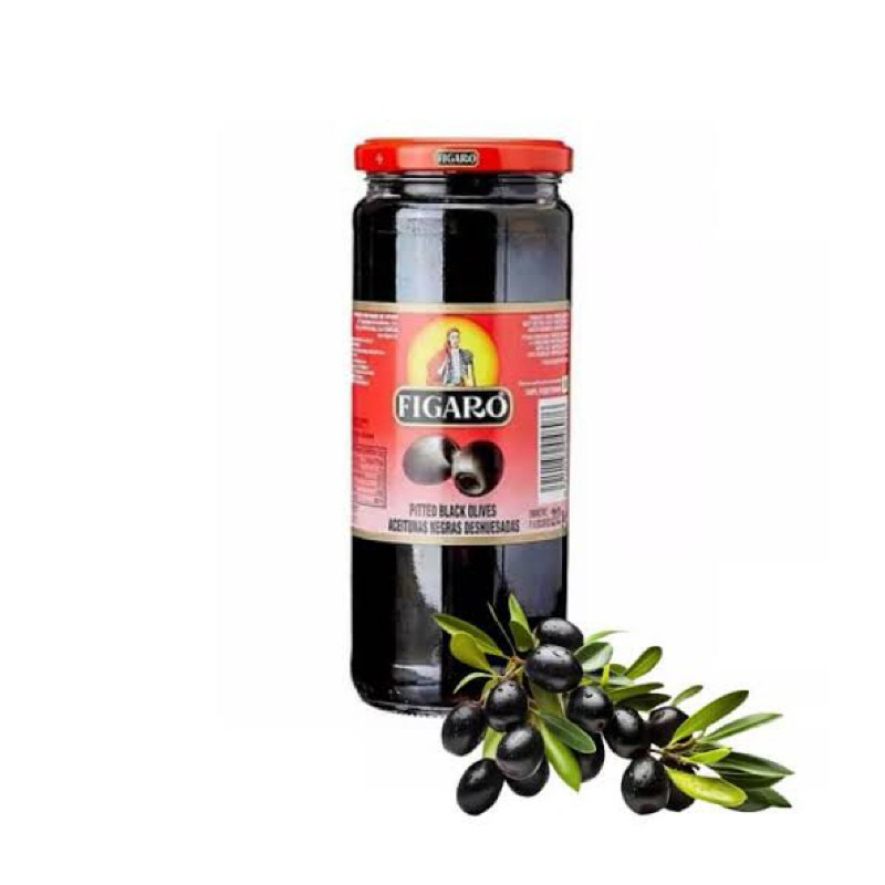 

Black Pitted Olive Figaro 450 Gram