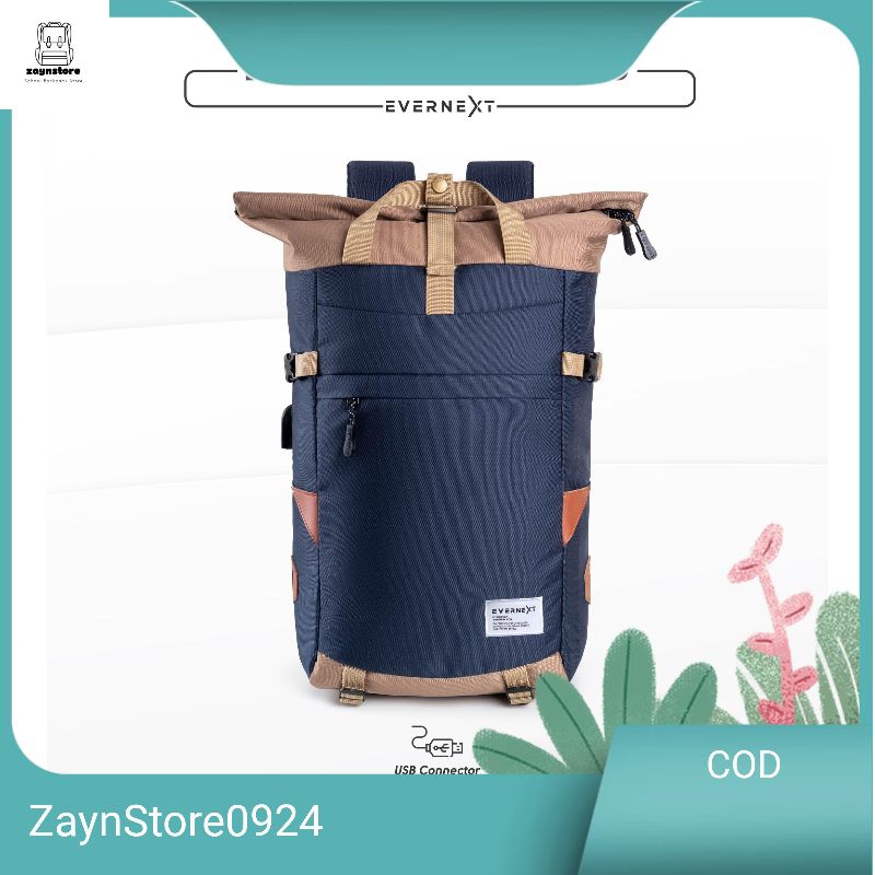 BACKPACK STANFORD - EVERNEXT tas ransel pria wanita kekinian ransel serbaguna
