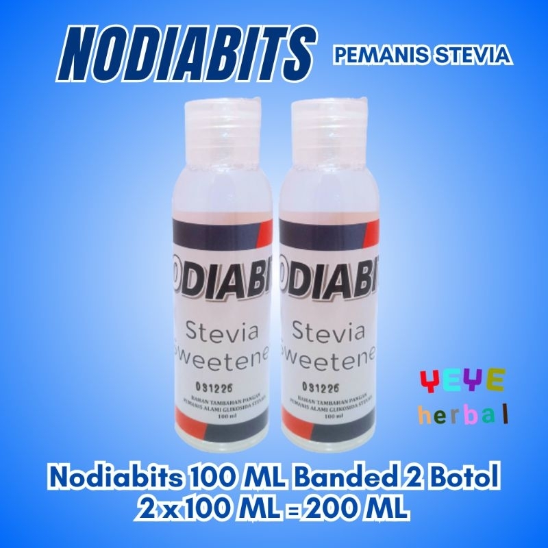 

Nodiabits Pemanis Stevia 100 ml Banded 2 Botol