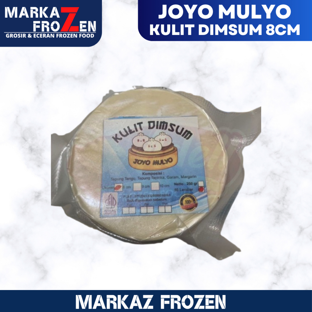 

JOYO MULYO KULIT DIMSUM PUTIH 8CM