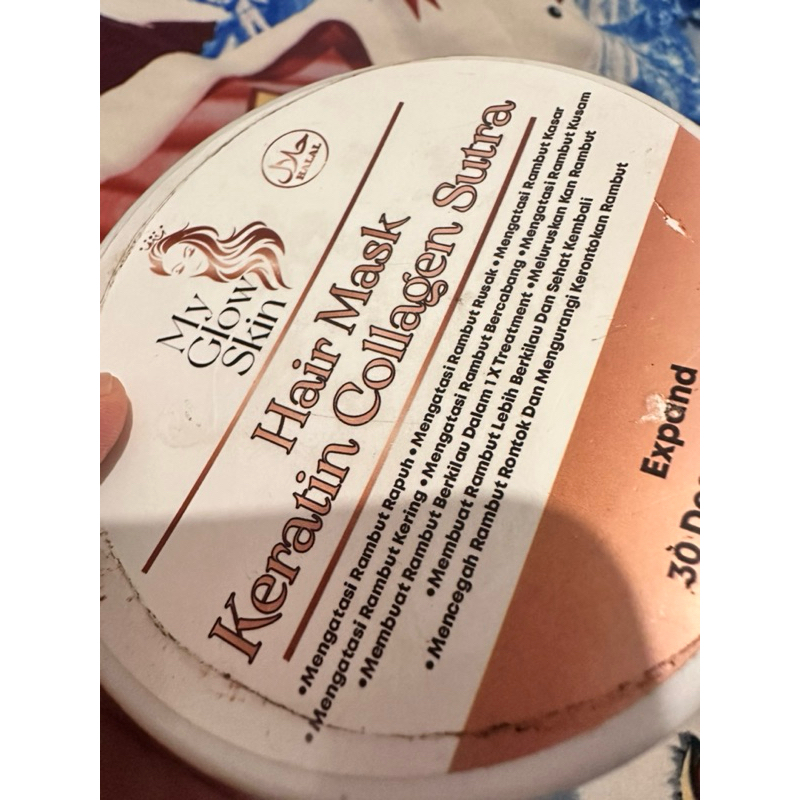 My Skin Glow Hairmask keratin collagen sutra