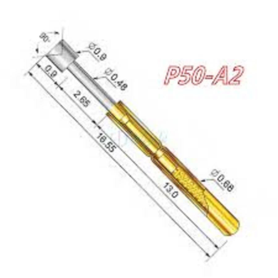 Test Probes Pogo Pin Spring Loaded P50-A2 PCB Jarum UFI UFIBOX EMMC
