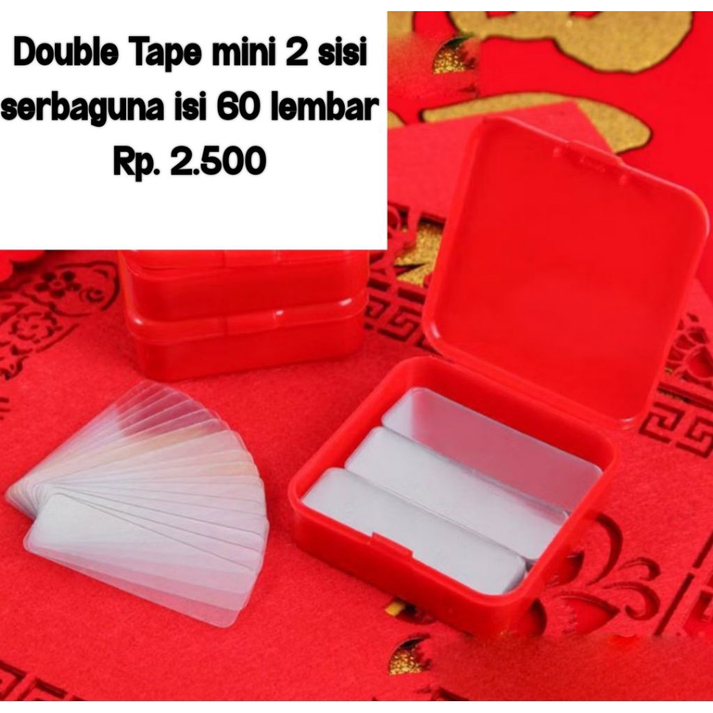

Double Tape mini isi 60 lembar