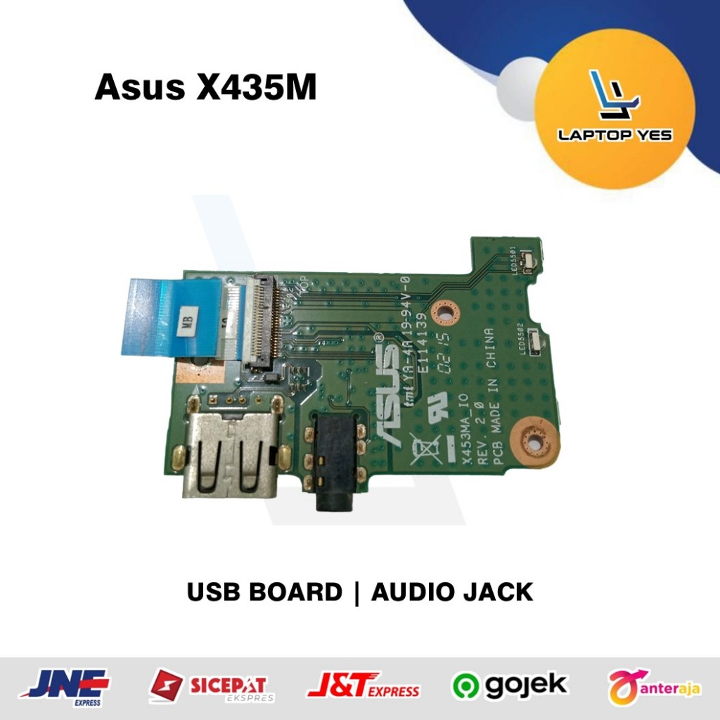 Port USB Auido Jack Board Laptop Asus X435M Original