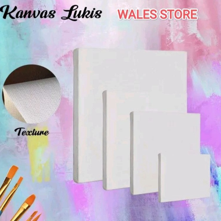 

KANVAS 4X6 KANVAS LUKIS 4x6 CANVAS LUKIS HALUS STRETCHED KANVAS PUTIH KODE D6D5