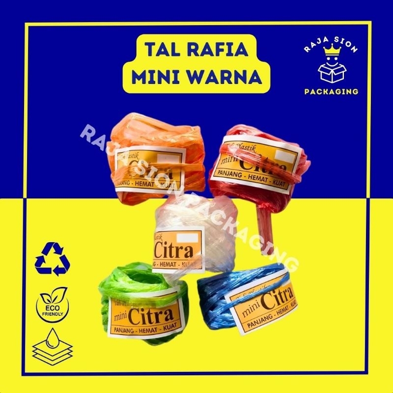 

Tali Rafia Mini Warna / Tali Plastik Kecil ( PCS )
