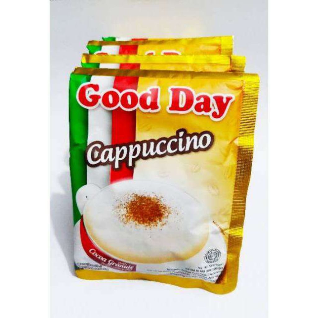 

per renteng renceng isi 10 pcs good day cappucino