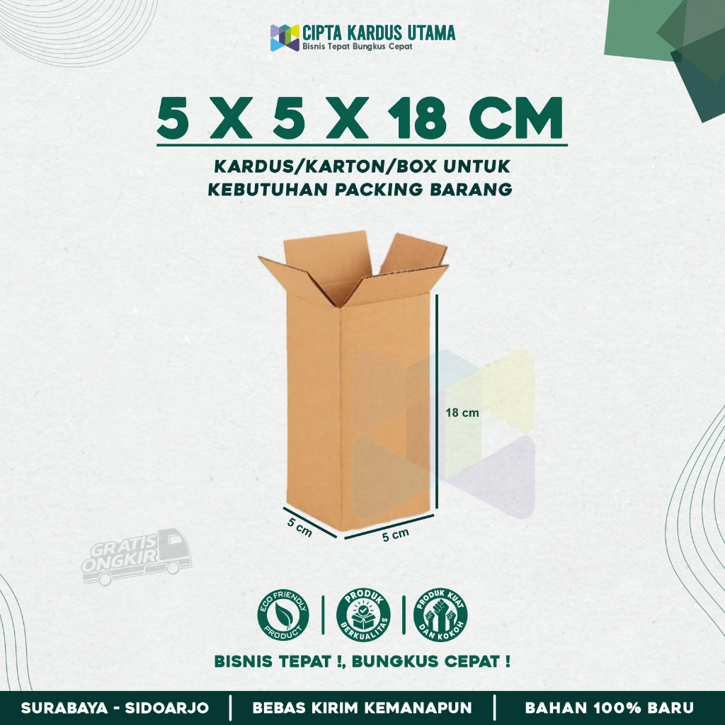 

Kardus Packing 5x5x18 | Box Packing | Karton Packing