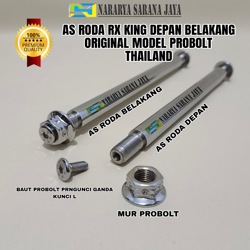 As Roda Belakang Depan Tengah Rx King Spesial Model Original Probolt Thailand