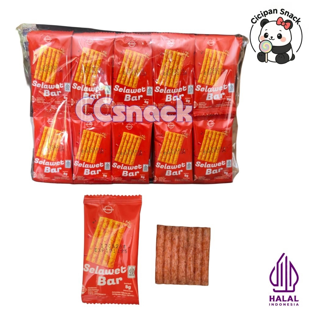 

SELAWET BAR SNACK PAK ISI 50