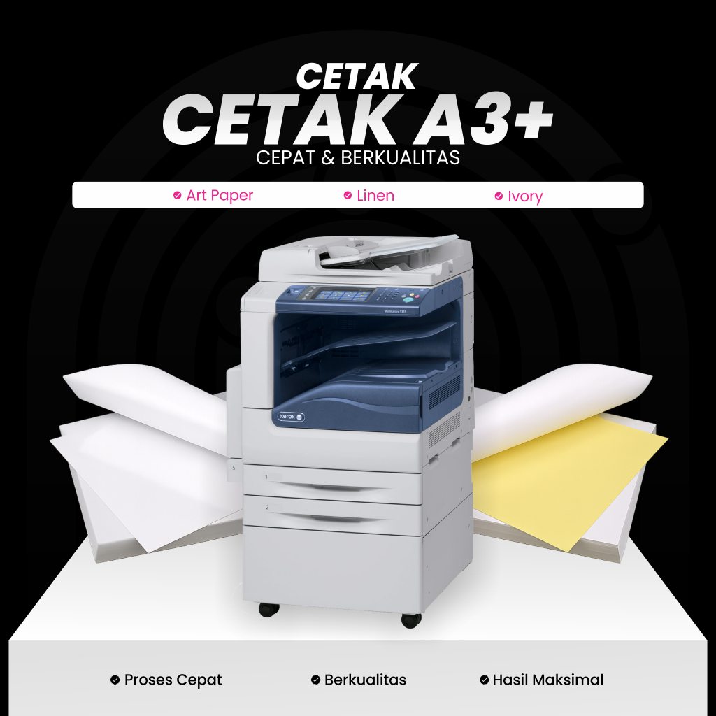 Cetak A3+ Murah Berkualitas / Print Art Paper, Ivory, Linen