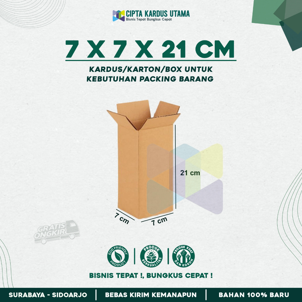 

Kardus Packing 7x7x21 | Box packing | Karton Packing