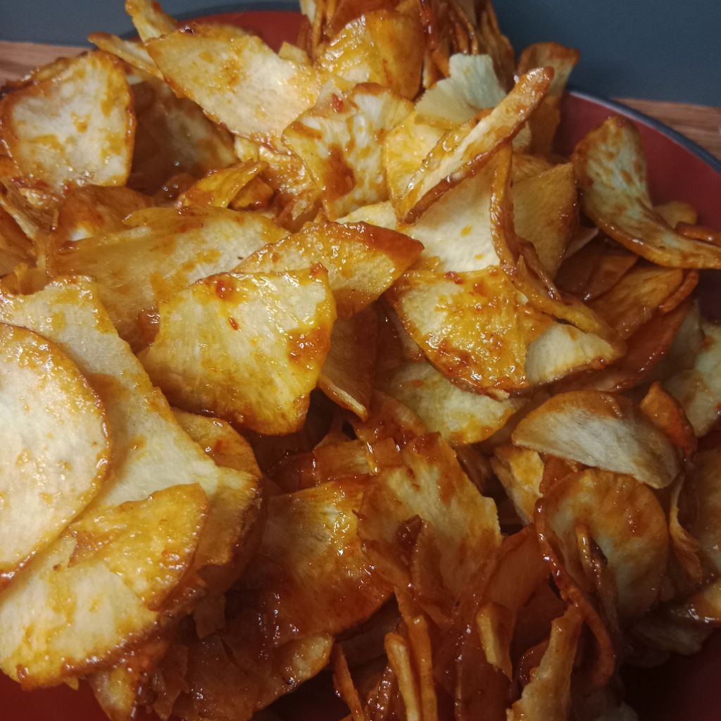 

Keripik Singkong Pedes Manis tradisional