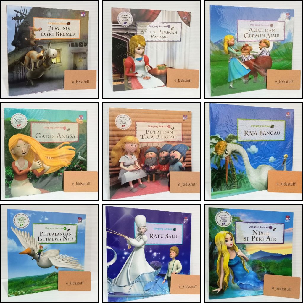 buku cerita dongeng animasi 3D