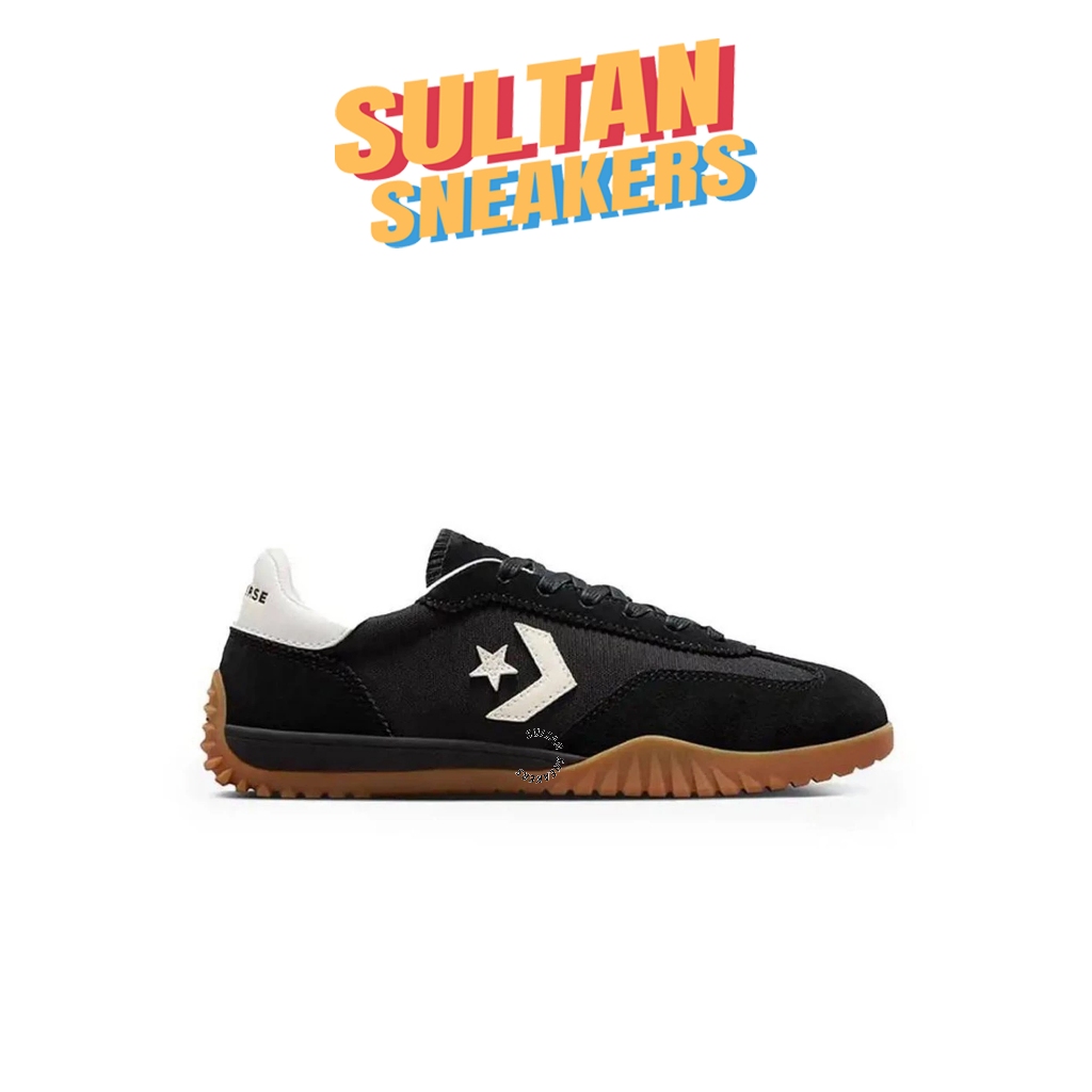 Converse Run Star Trainers Black White Egret