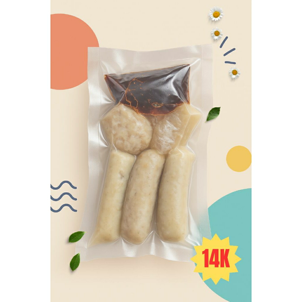 

Termurah pempek palembang ikan tenggiri asli isi 5pcs+ cuko