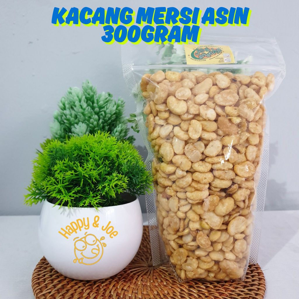 

Kacang Koro Kupas/Kacang Koro Asin/Kacang Mersi Asin/Mersi Asin 300gram