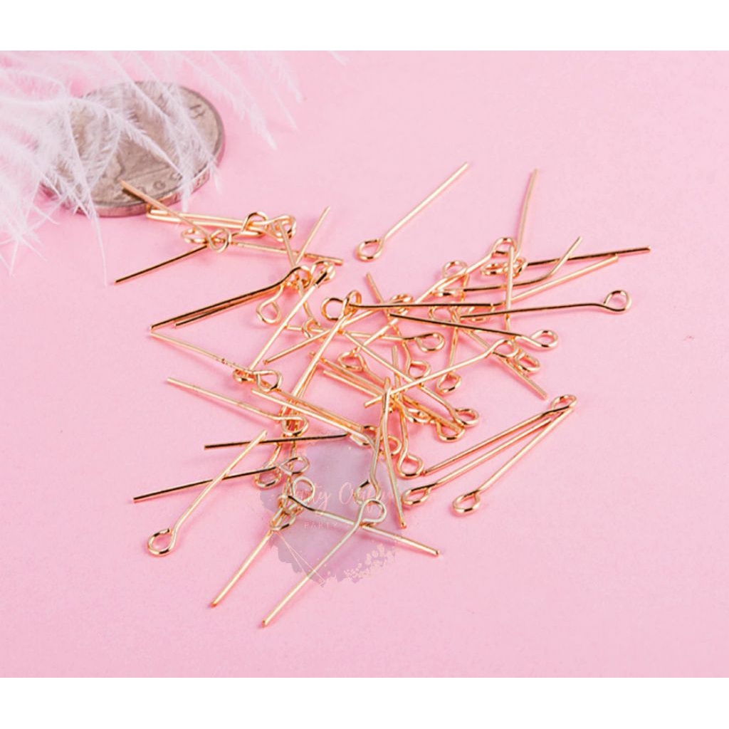 READY 10gram /Paku 9 Paku Cumi Eyepin/Paku Pentol/Paku Pentol perak/Paku Sambung Perak/Paku 9 Gold B