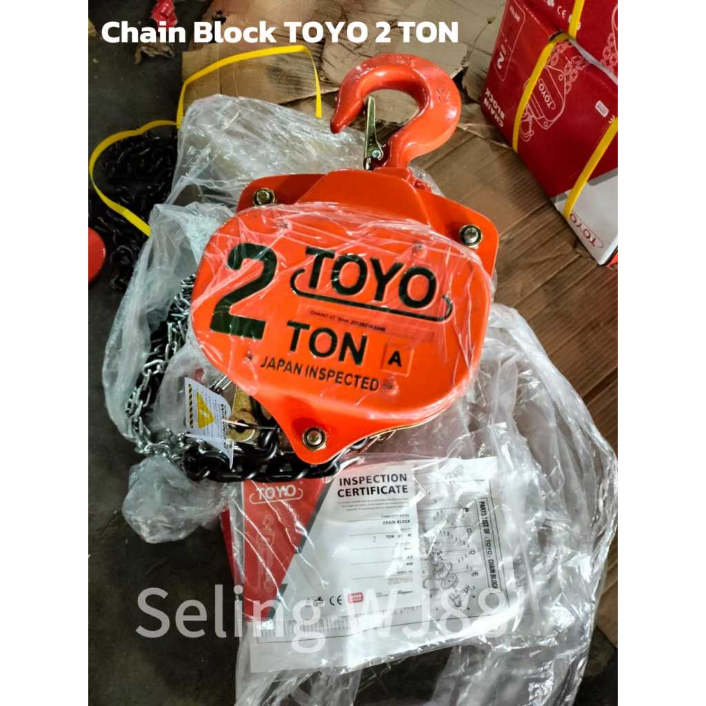 Chain Block / Takel 1 Ton x 3 meter TOYO