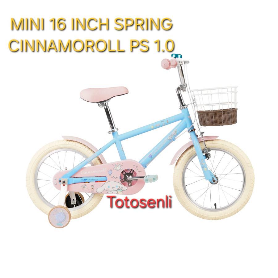 SEPEDA ANAK MINI 16 INCH SEPEDA ANAK PEREMPUAN SPRING CINNAMOROLL