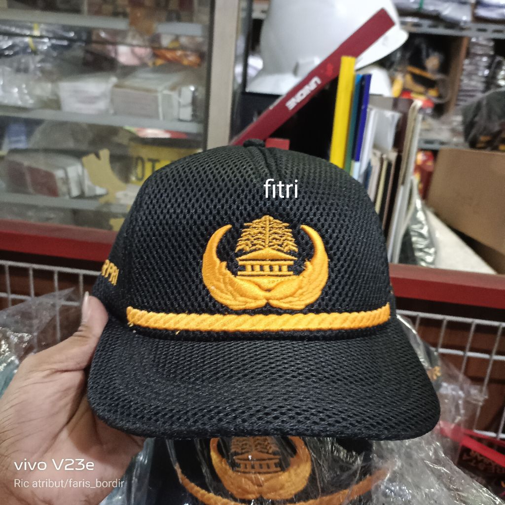 TOPI KORPI ASN PNS KORPRI GOLONGAN 2 HITAM