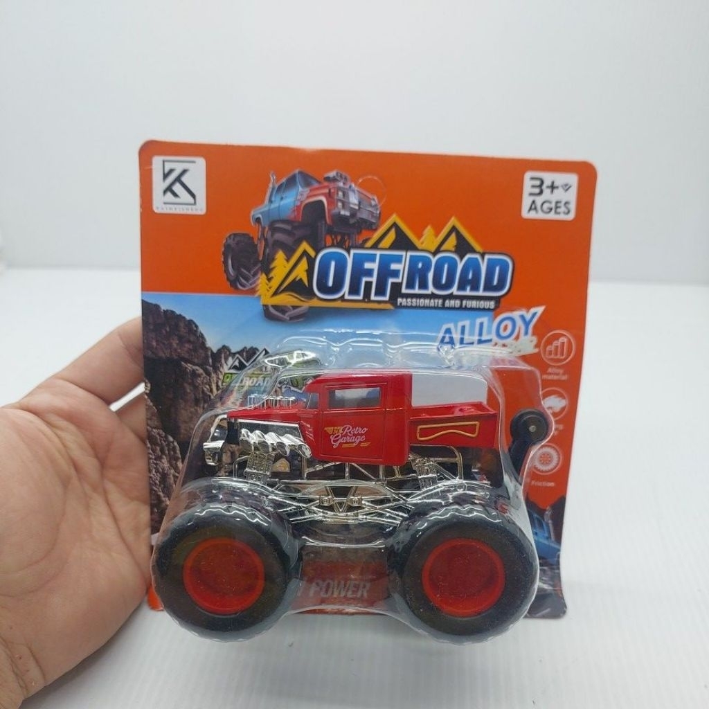 PROMO MONSTER TRUCK ALLOY BIGFOOT FRICTION POWER BIGFOOT OFF ROAD SERIES MATERIAL MONSTER TRUCK ALLO
