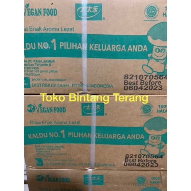 

Totole Bumbu Kaldu Jamur 400 gr x 20 pcs per 1 Dus/Karton Mokucing