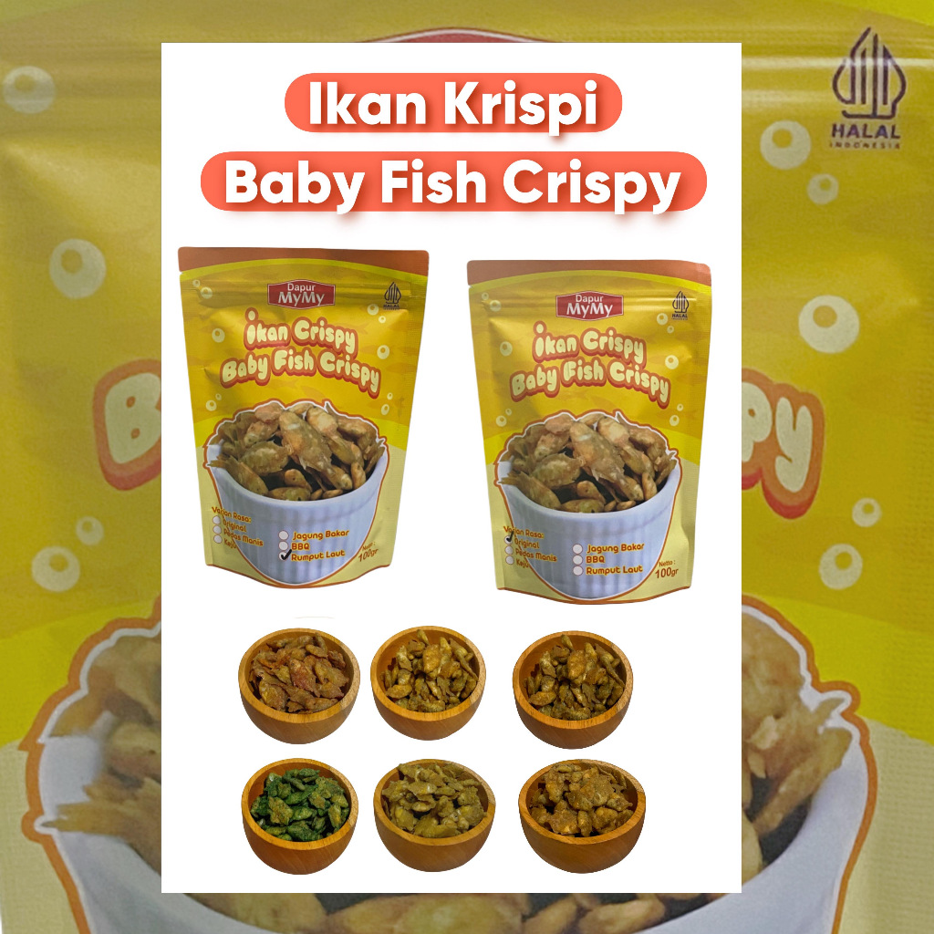 

PJ - Ikan Krispi Baby Fish Crispy Cemilan Sehat Berkalsium Tinggi