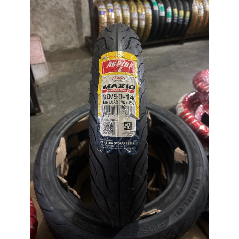 ASPIRA MAXIO SPR38TL 90/90 RING 14 TUBELESS