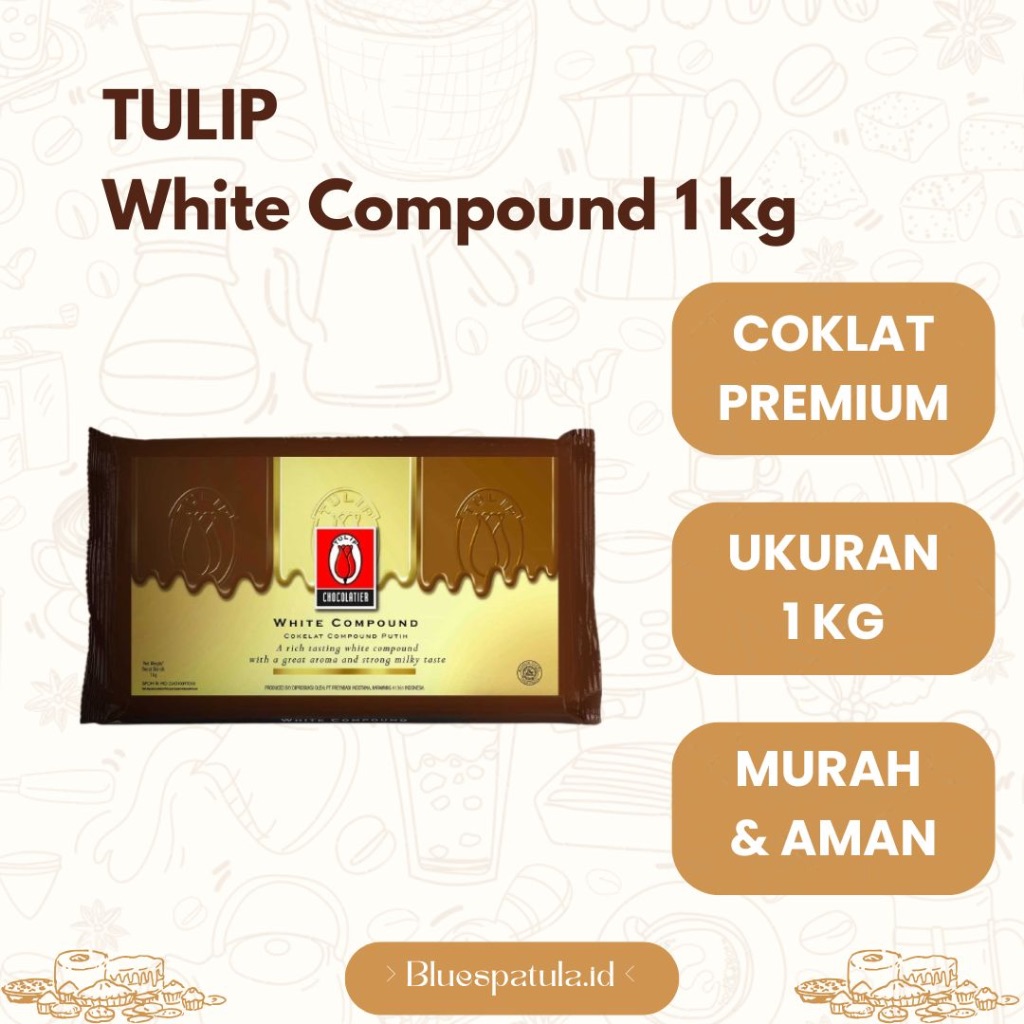 

Tulip White Chocolate Compound 1KG